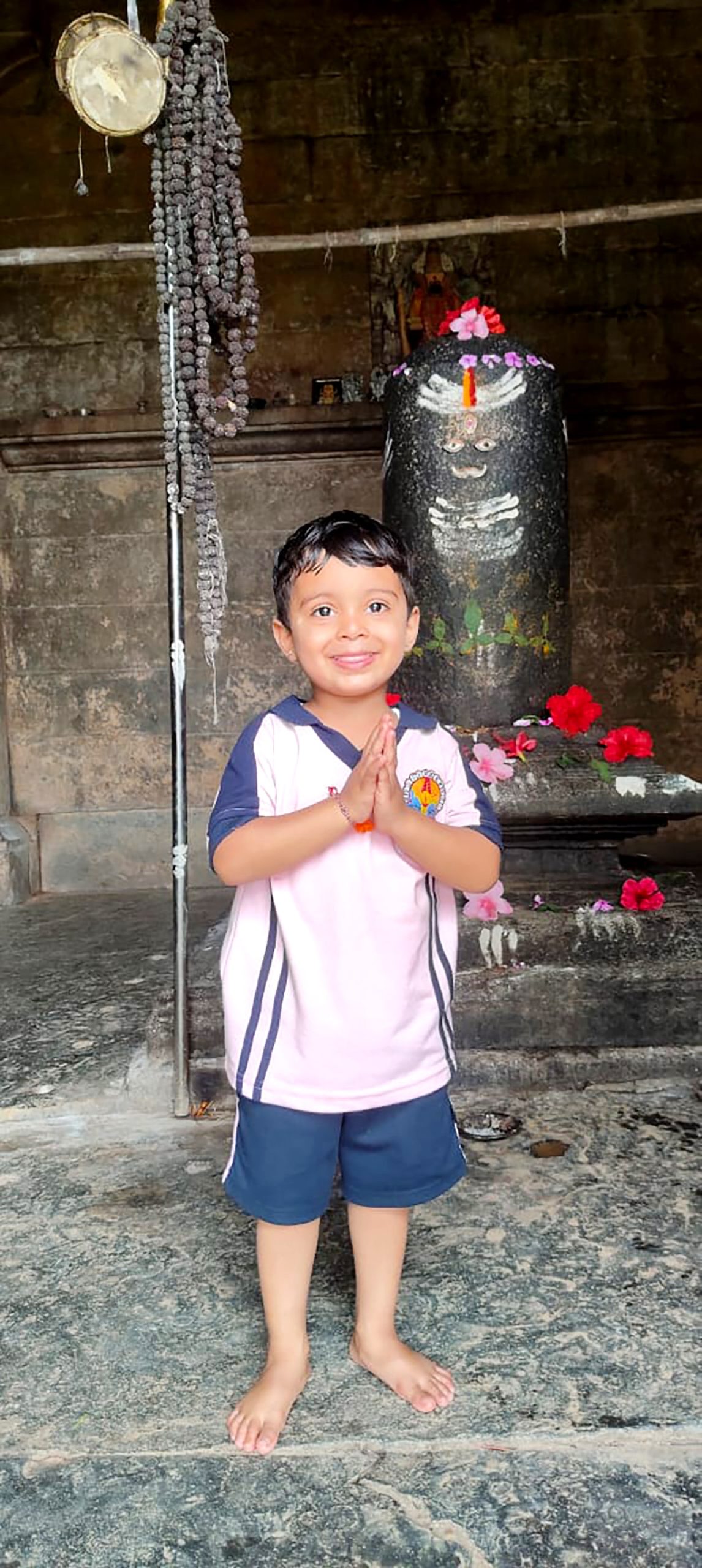 Visit to Billeshwara Temple, Anekeri by RVK – Hangal Students3