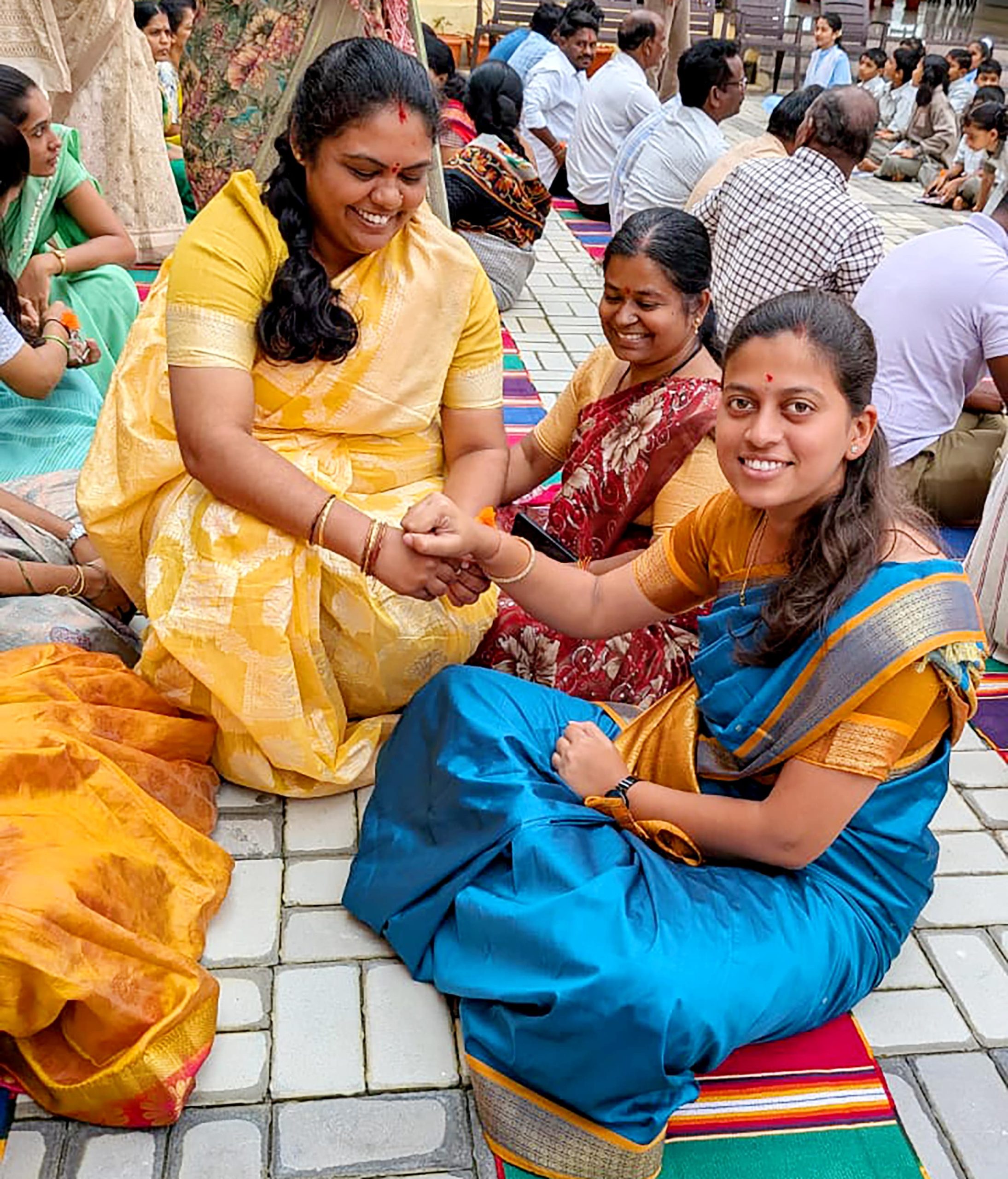 Raksha Bandhan in RVK- Hangal (1)