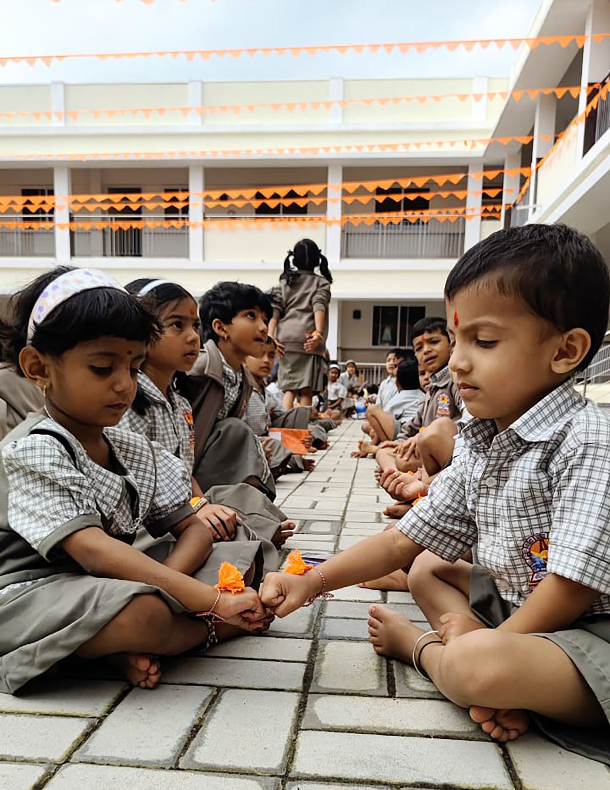 Raksha Bandhan in RVK- Hangal (12)