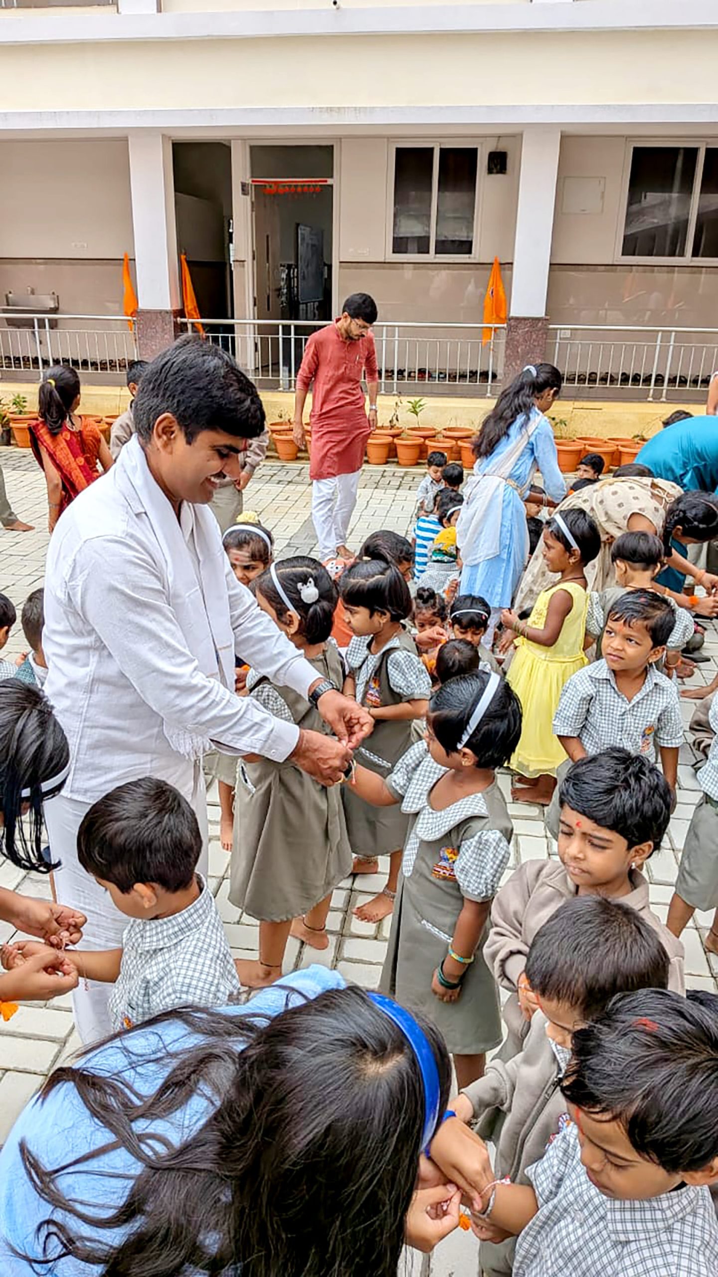 Raksha Bandhan in RVK- Hangal (14)