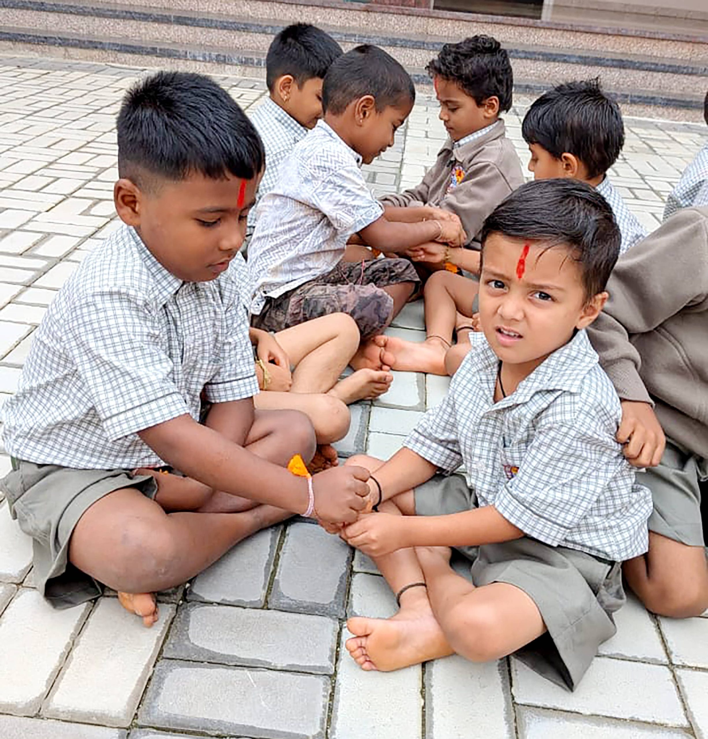 Raksha Bandhan in RVK- Hangal (15)