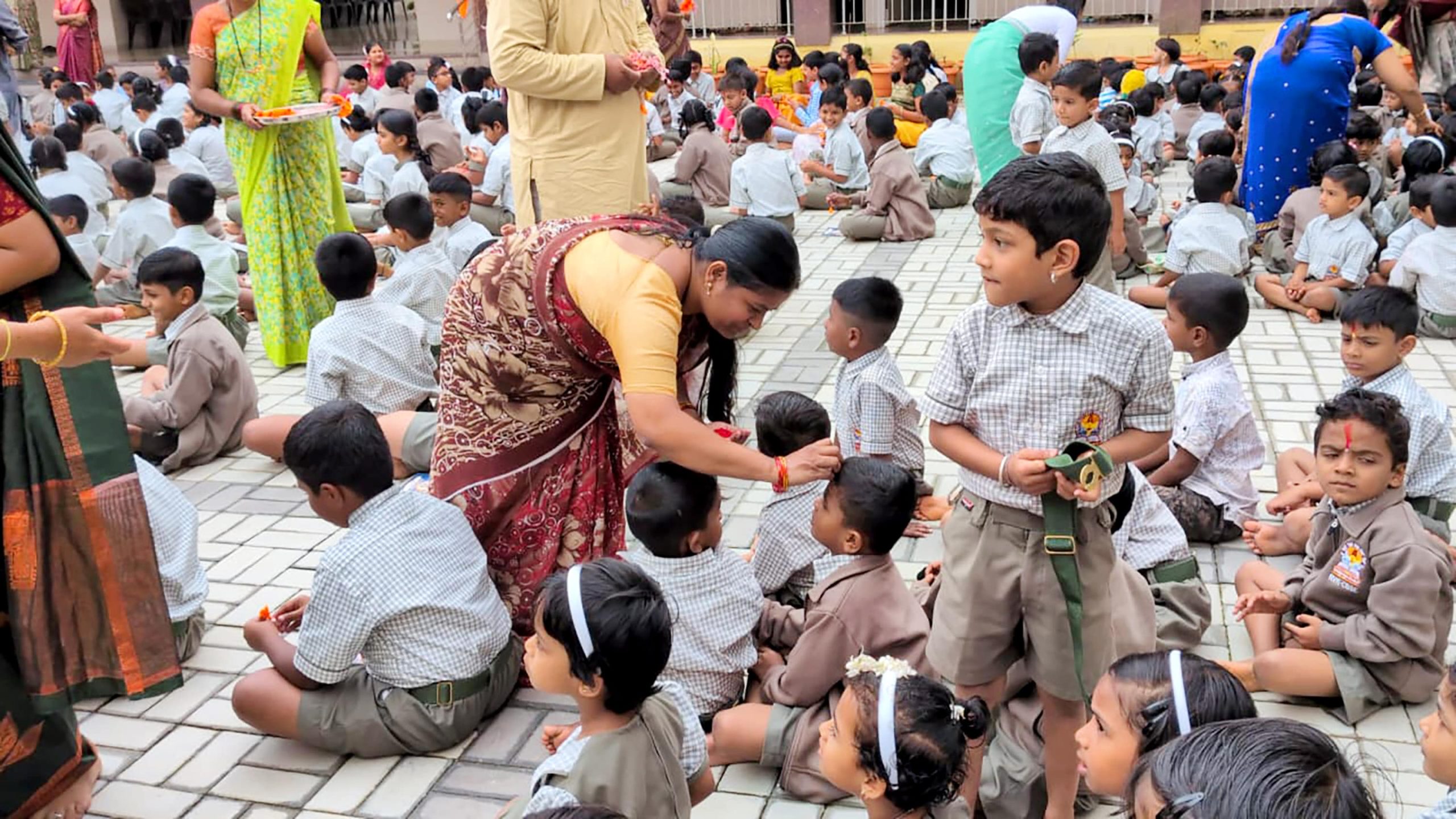 Raksha Bandhan in RVK- Hangal (7)