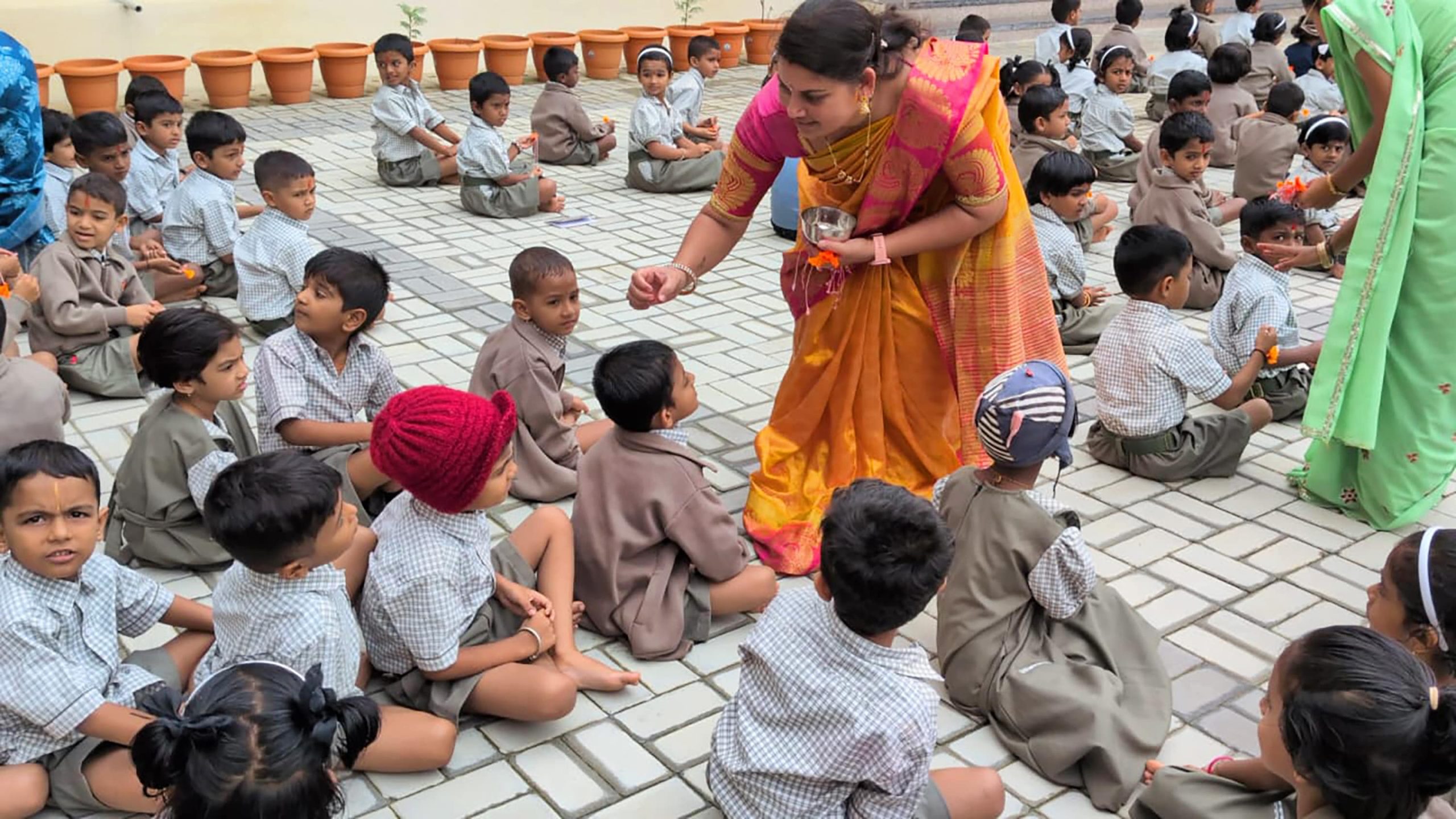 Raksha Bandhan in RVK- Hangal (8)