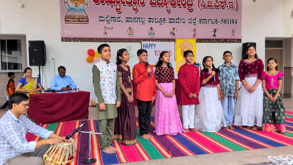 Teachers Day Celebration in RVK - Hangal (2)