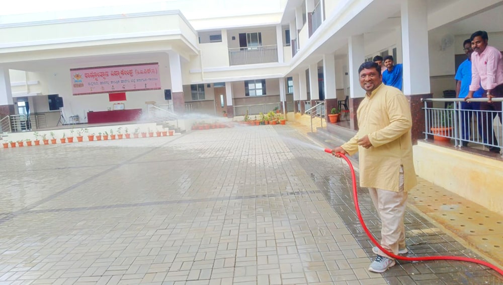 Fire Emergency Mock Drill in RVK - Hanagal (3)