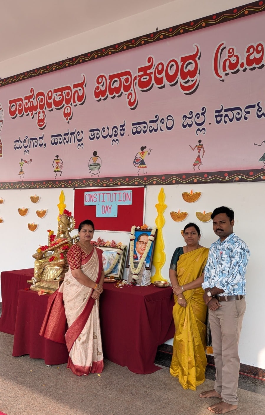 Indian Constitution Day Observation in RVK - Hangal (2)