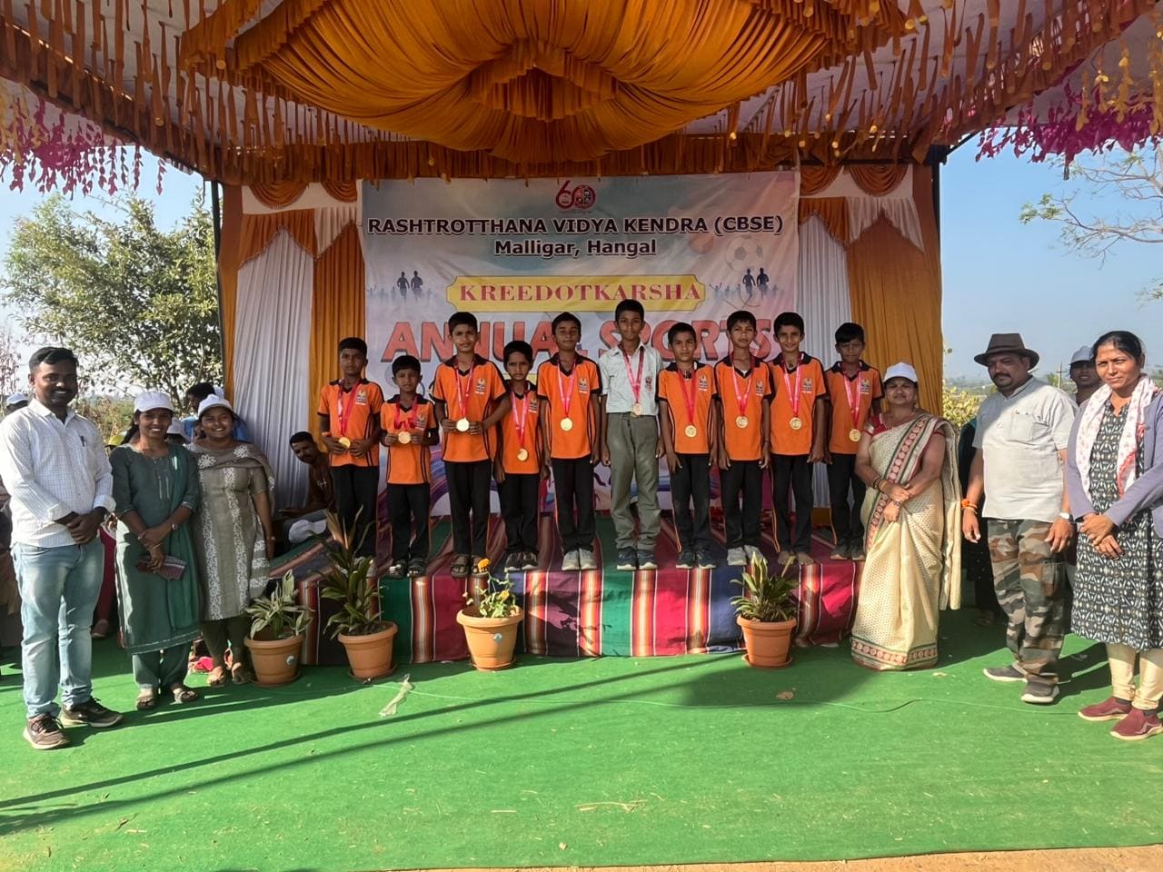 The Annual Sports Meet ‘Kreedotkarsha’ in RVK – Hangal (9)