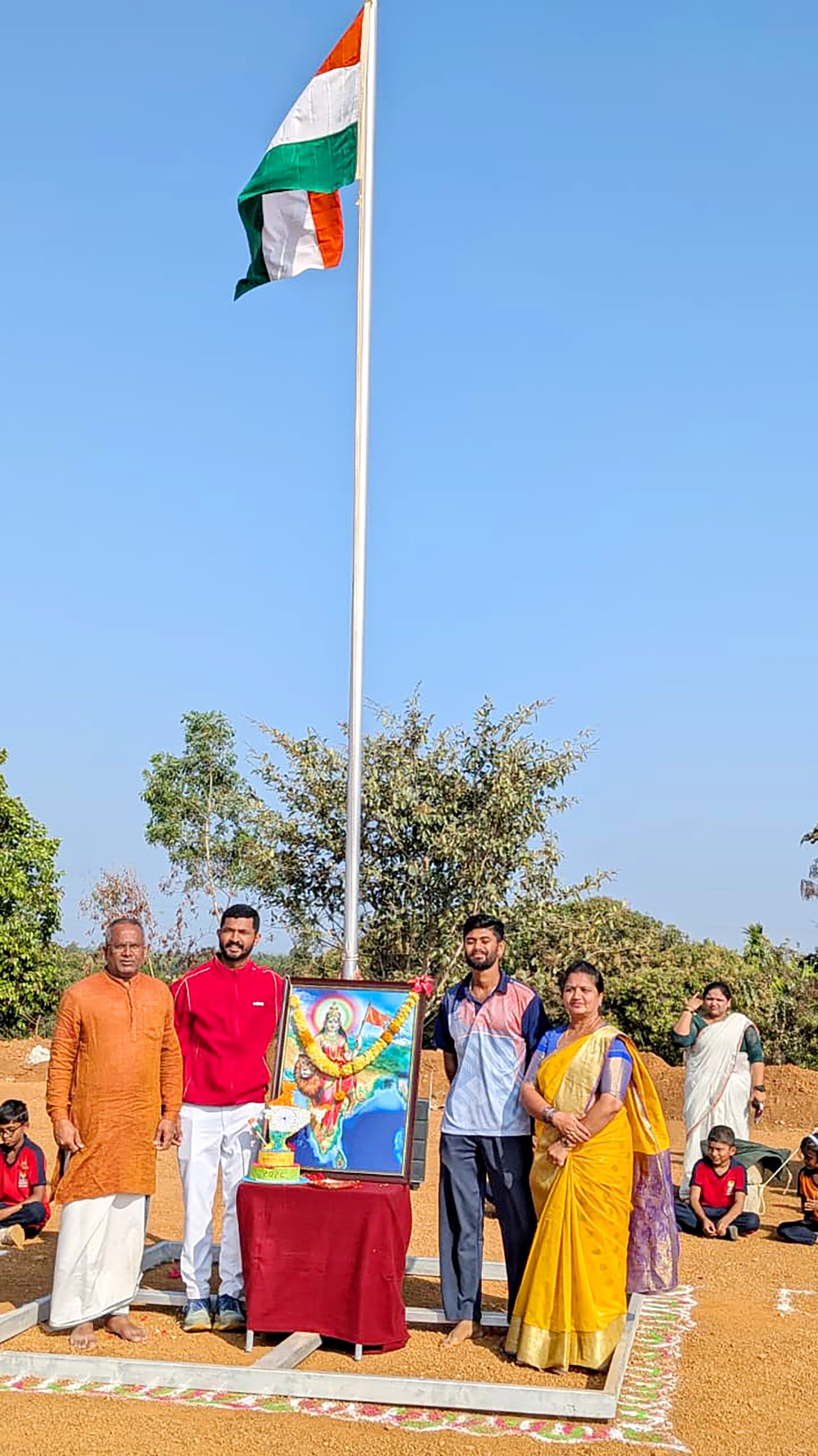 77th Republic Day and Ratha Saptami Celebrated with Zeal at RVK - Hangal (4)