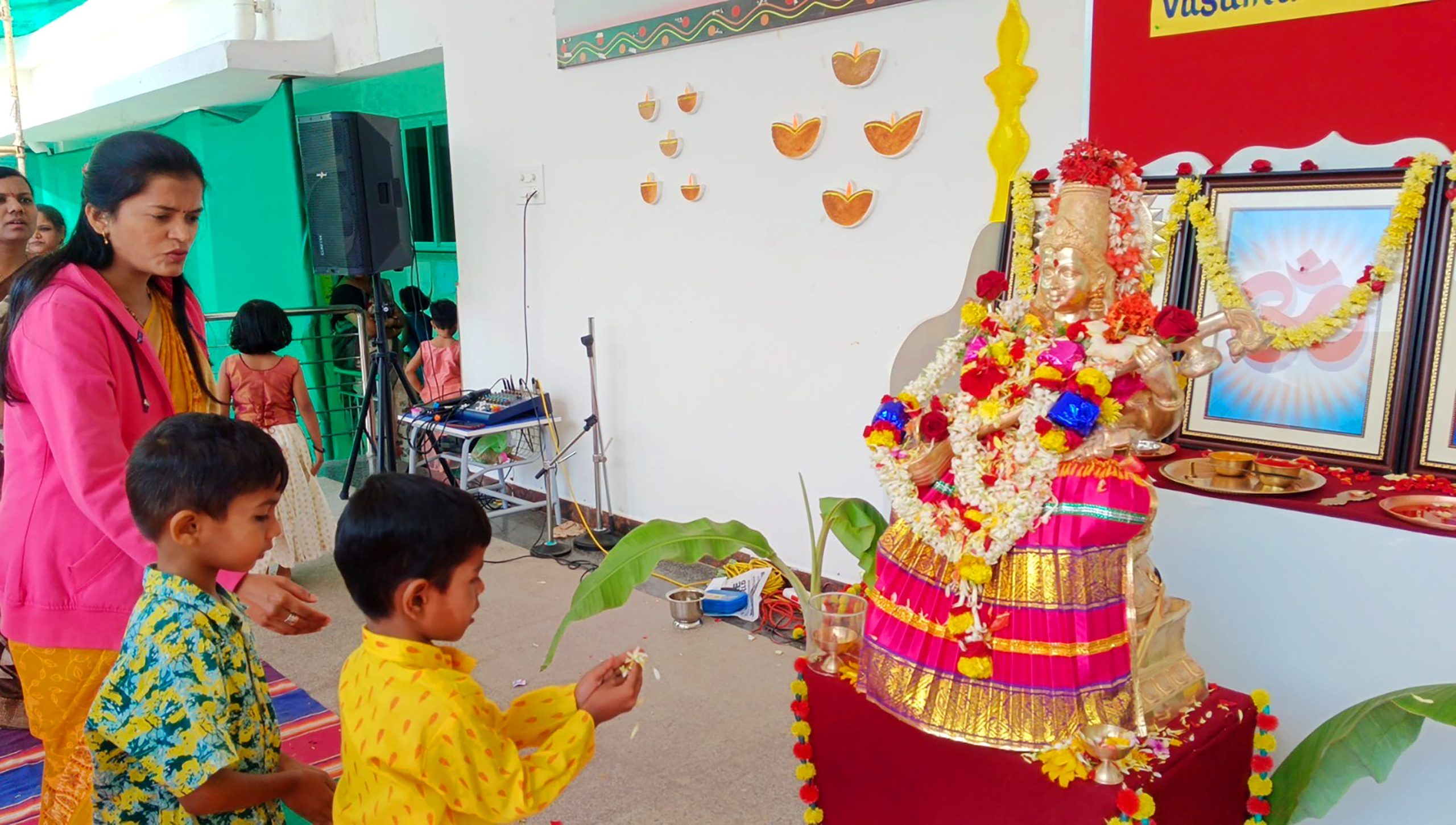 Vasanta Panchami and Parakram Diwas Celebrated at RVK - Hangal (1)