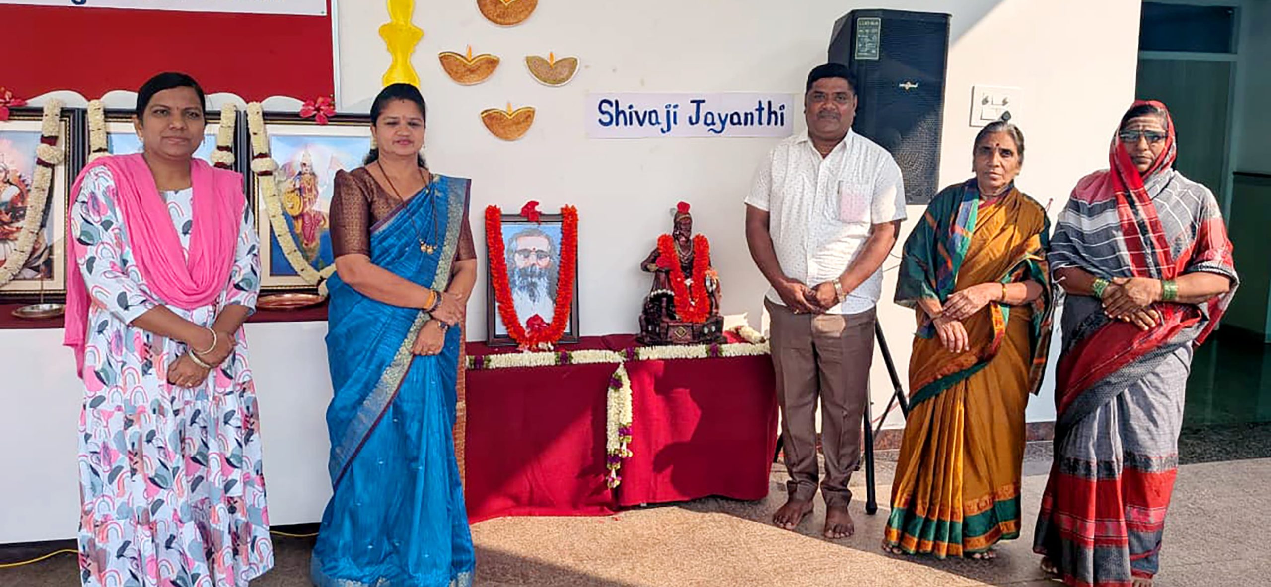 Shivaji and Guruji Jayanti Celebration in RVK - Hangal (3)