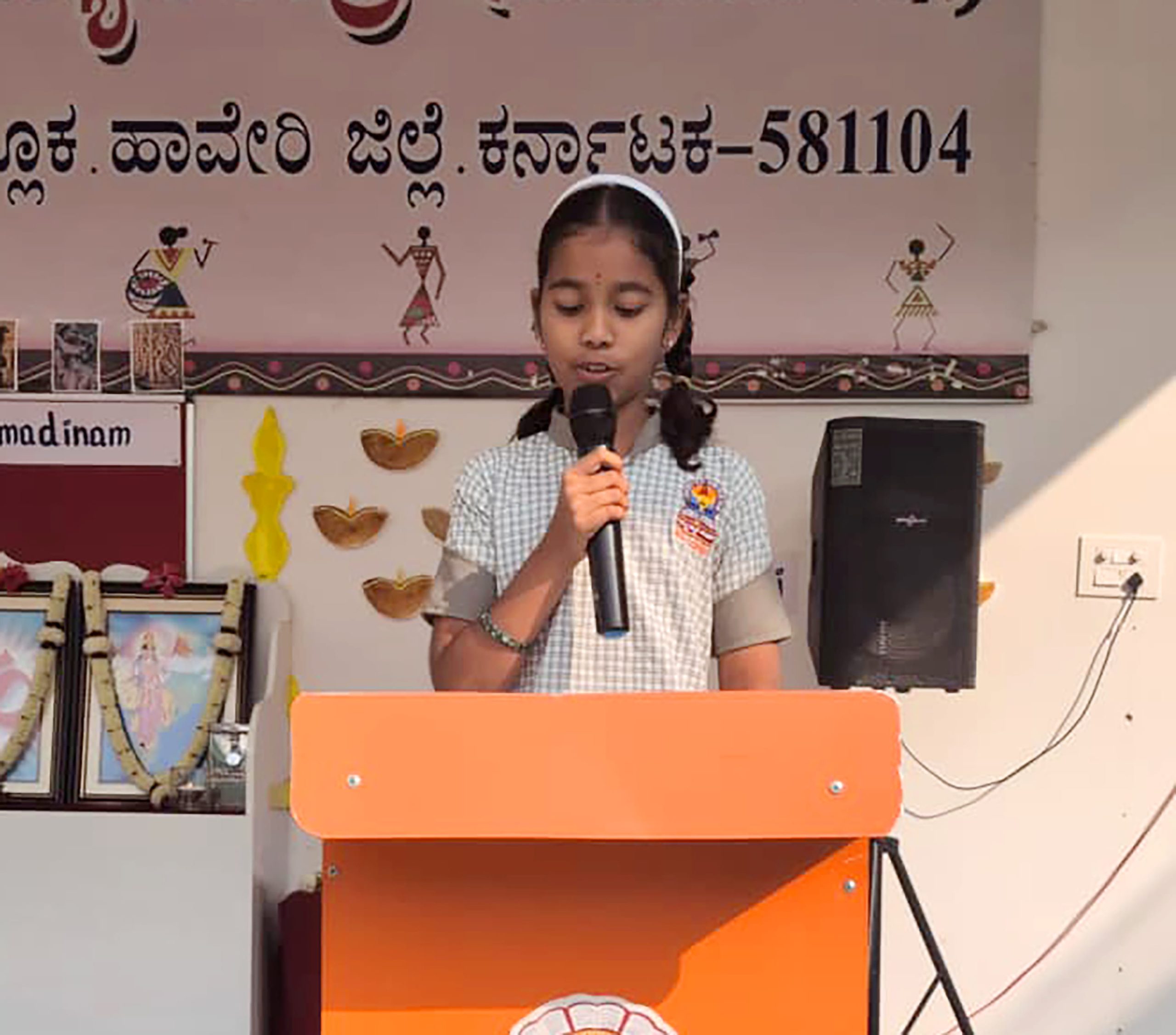 Shivaji and Guruji Jayanti Celebration in RVK - Hangal (4)