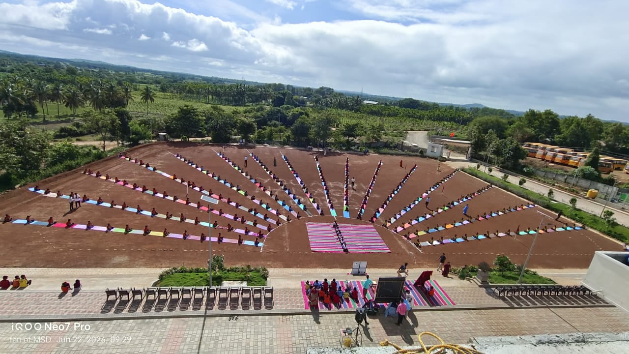 International Yoga Day in RVK - Hangal (1)