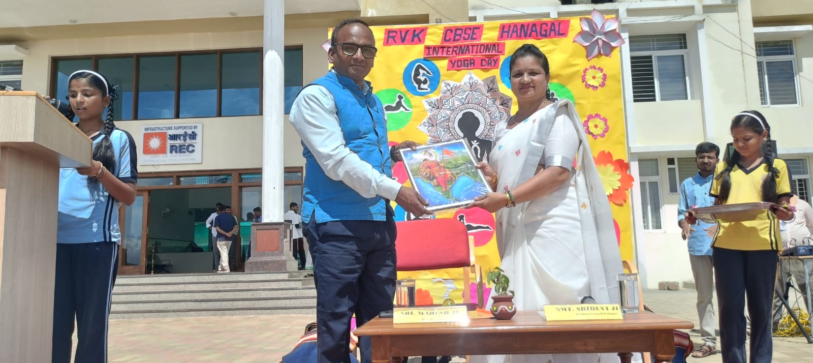 International Yoga Day in RVK - Hangal (11)