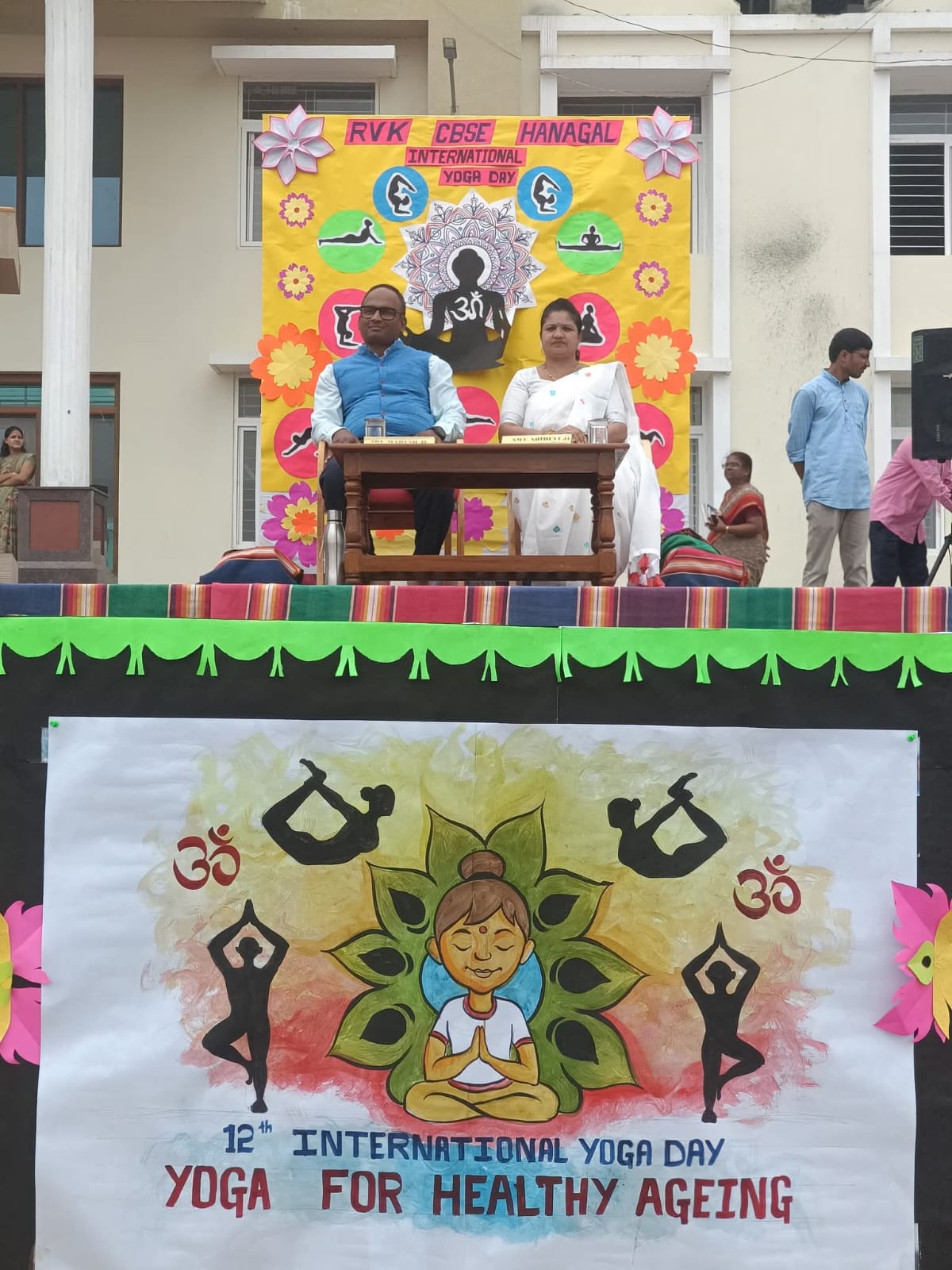 International Yoga Day in RVK - Hangal (13)