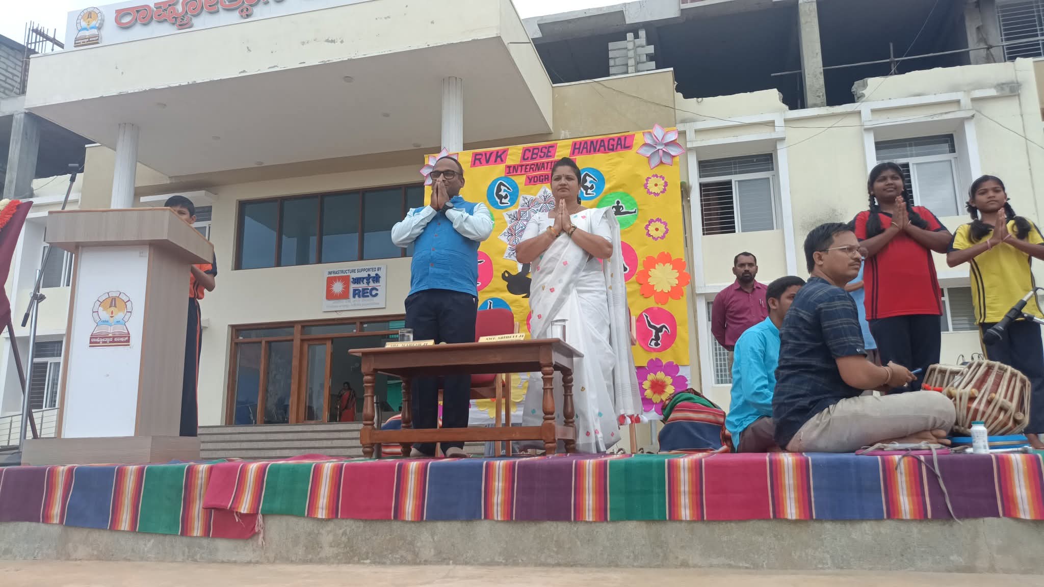International Yoga Day in RVK - Hangal (14)