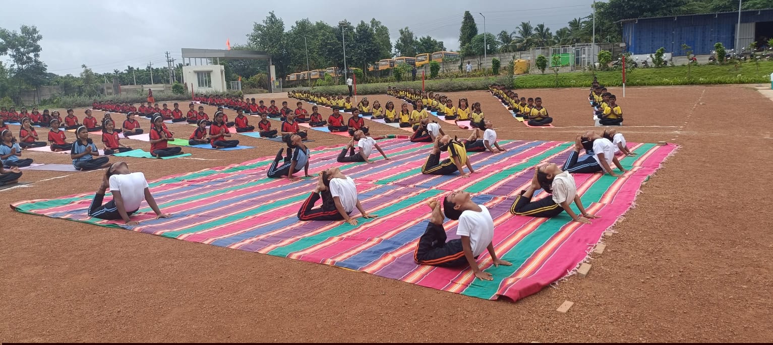 International Yoga Day in RVK - Hangal (2)