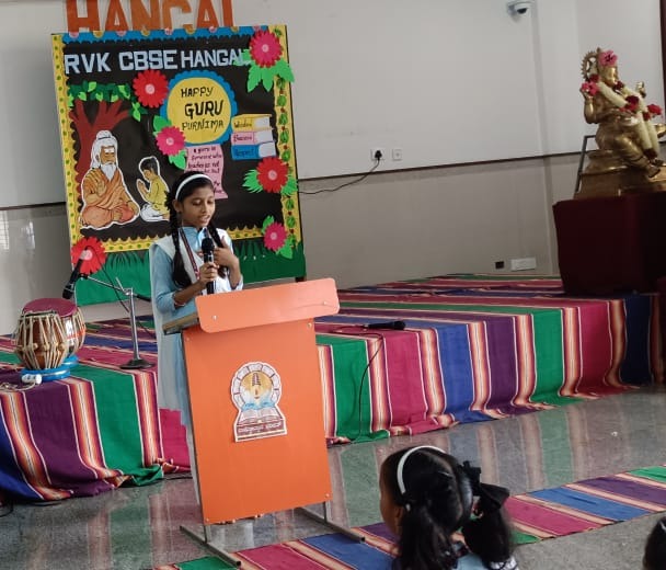Guru Purnima Celebrated with Devotion at RVK - Hangal (1)