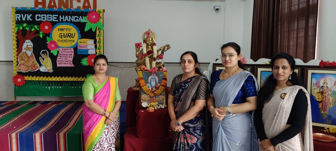 Guru Purnima Celebrated with Devotion at RVK - Hangal (3)