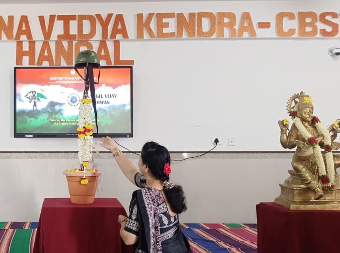 Kargil Vijay Divas Celebration at RVK - Hangal (6)
