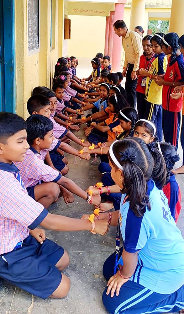 Community Spirit & Tradition Marker RVK - Hangal Celebrates Raksha Bandhan (16)