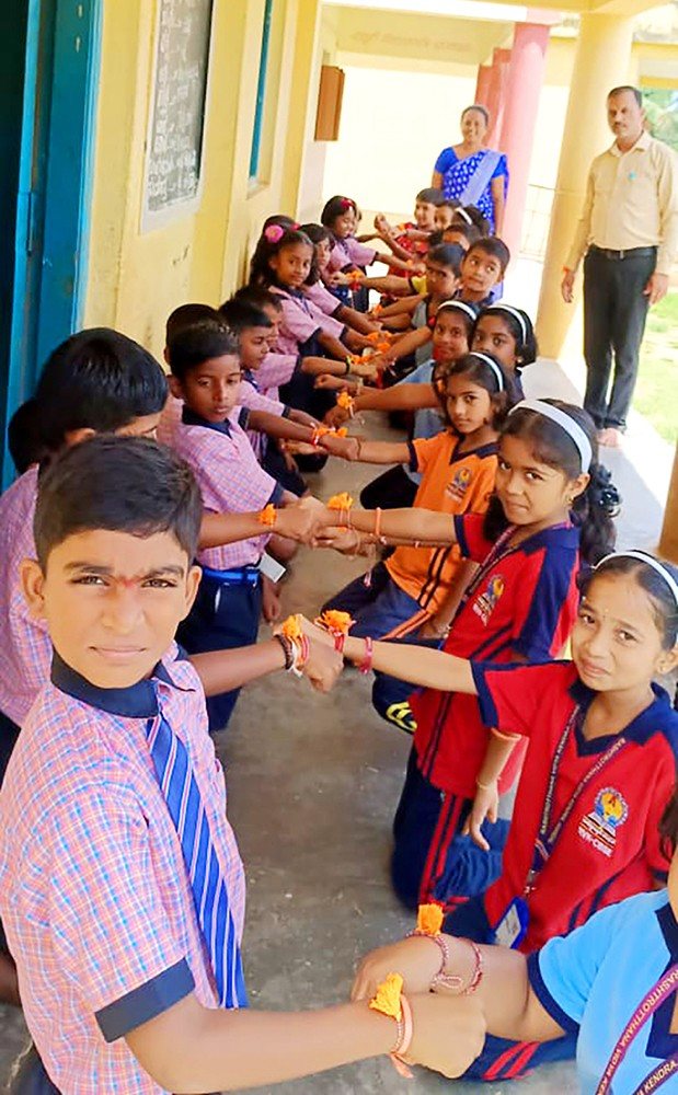 Community Spirit & Tradition Marker RVK - Hangal Celebrates Raksha Bandhan (17)