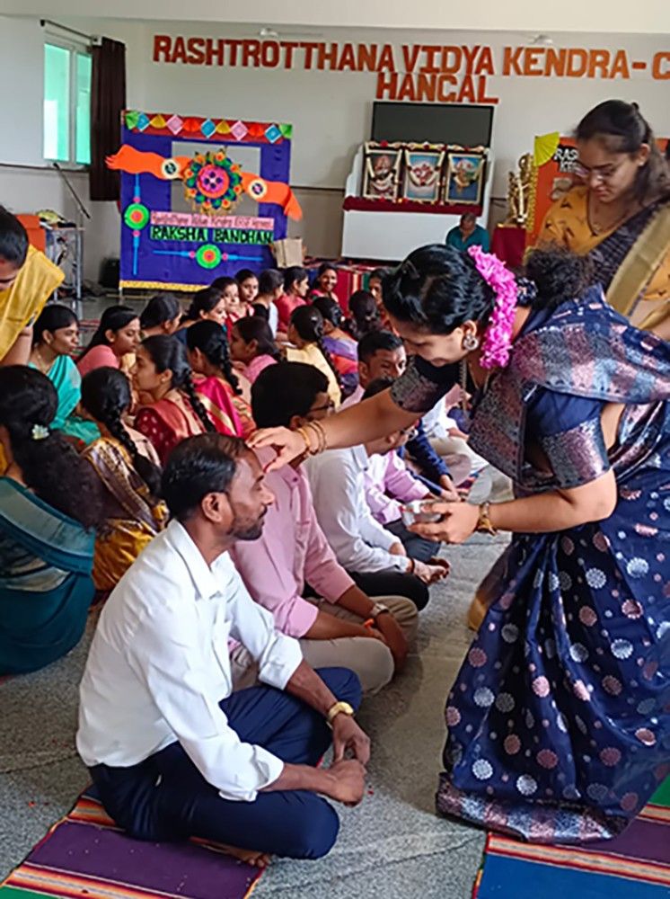 Community Spirit & Tradition Marker RVK - Hangal Celebrates Raksha Bandhan (30)