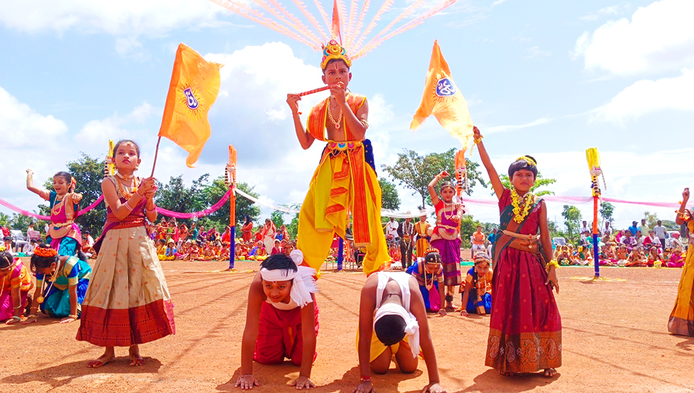 Sri Krishna Janmashtami Celebrated at RVK - Hangal (21)