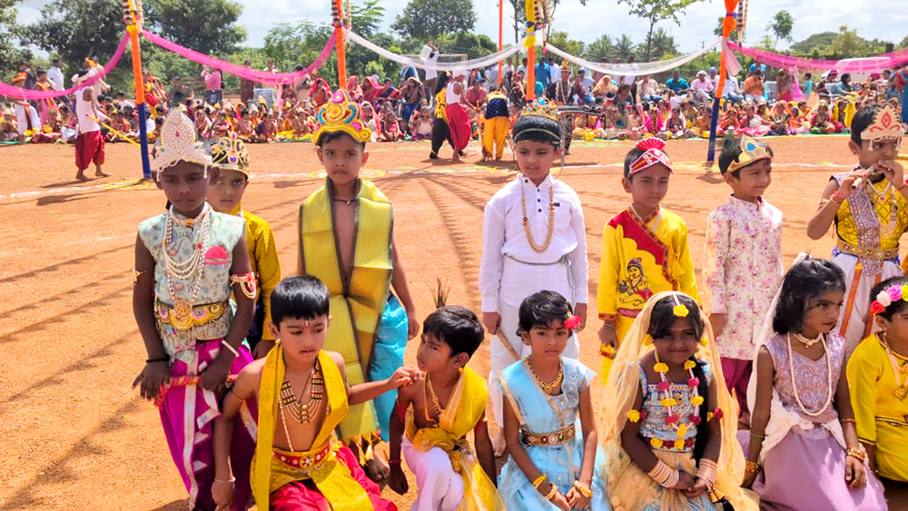Sri Krishna Janmashtami Celebrated at RVK - Hangal (25)
