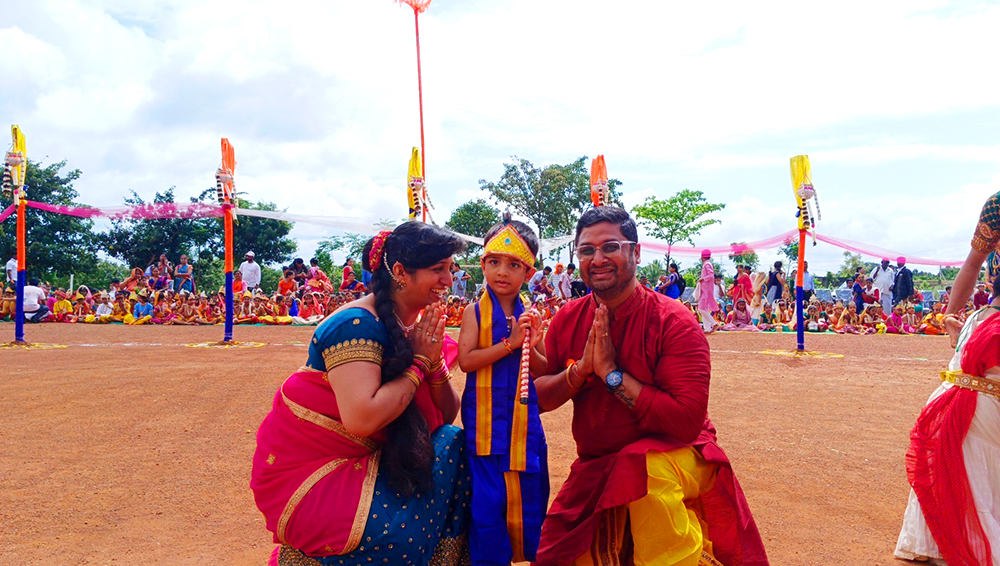 Sri Krishna Janmashtami Celebrated at RVK - Hangal (28)