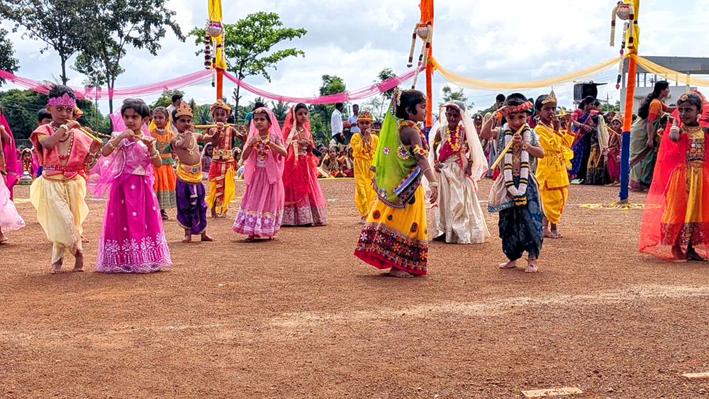 Sri Krishna Janmashtami Celebrated at RVK - Hangal (3)