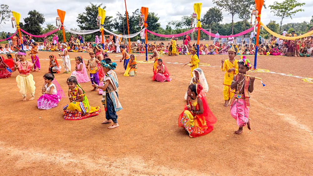 Sri Krishna Janmashtami Celebrated at RVK - Hangal (31)