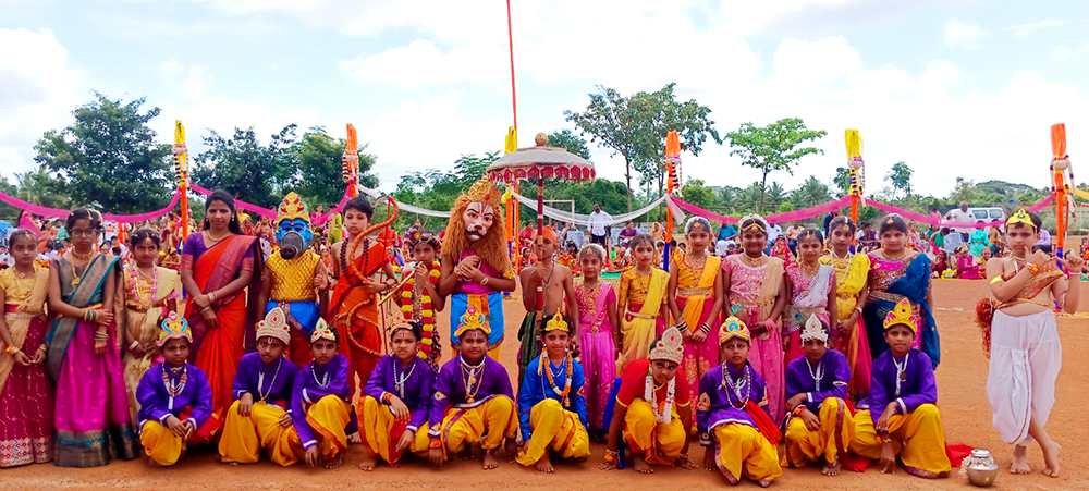 Sri Krishna Janmashtami Celebrated at RVK - Hangal (32)