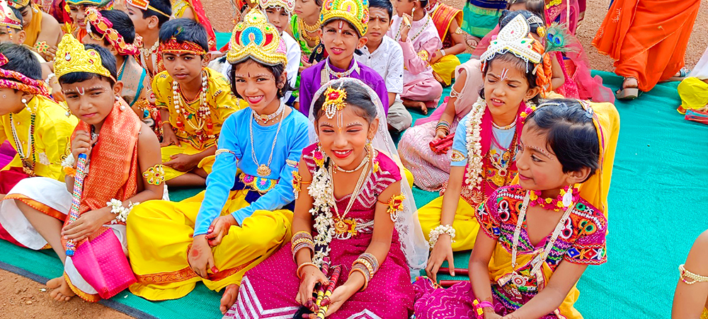 Sri Krishna Janmashtami Celebrated at RVK - Hangal (33)