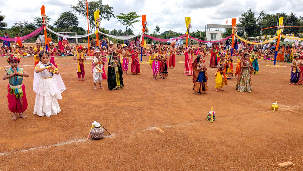 Sri Krishna Janmashtami Celebrated at RVK - Hangal (34)