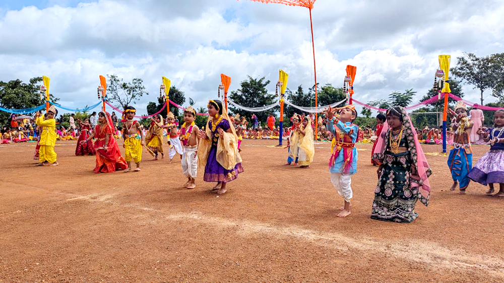 Sri Krishna Janmashtami Celebrated at RVK - Hangal (7)