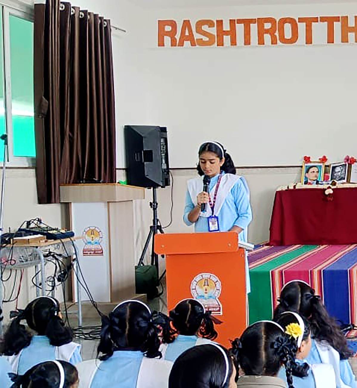 Vikram Sarabhai Jayanti and National Librarian Day Celebrated at RVK - Hangal (2)