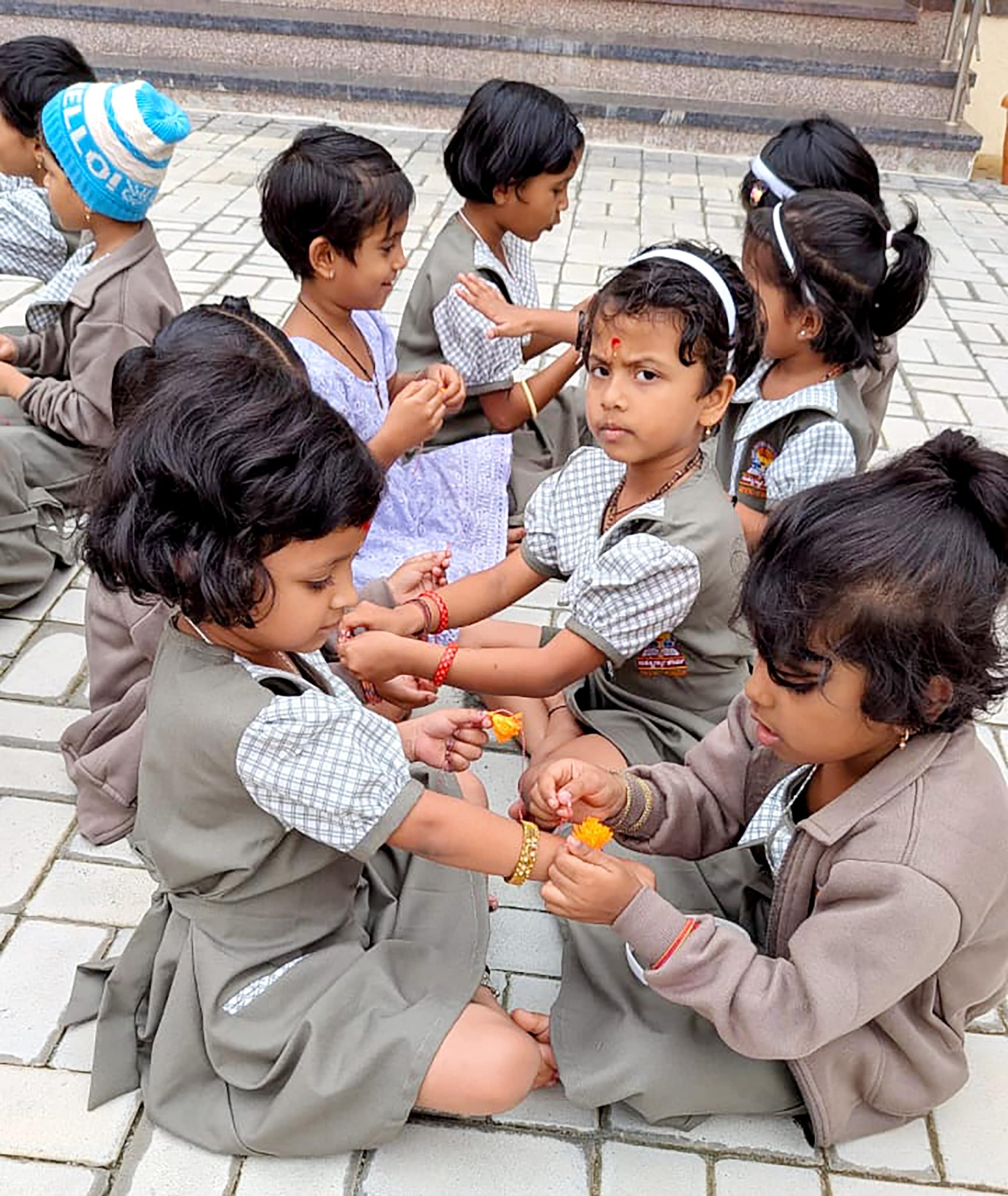 Raksha Bandhan in RVK- Hangal11