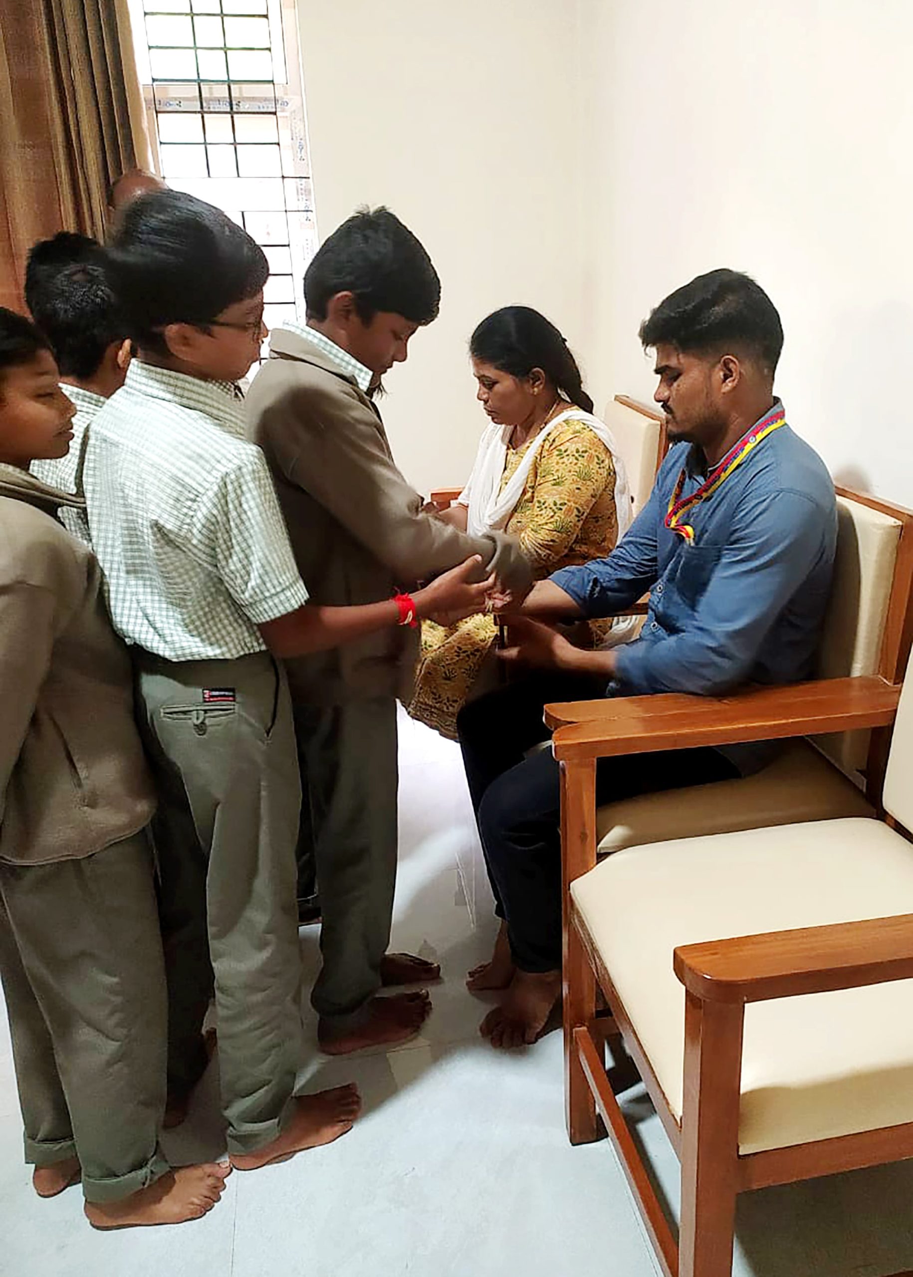 Raksha Bandhan Celebration in RVK - Hangal (14)